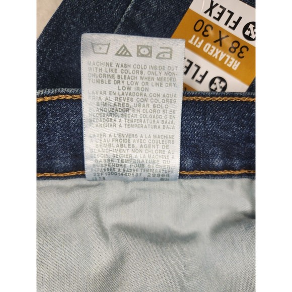 New WRANGLER Men's Jeans Five Star Premium Relaxed Fit Flex 38 x 30 NWT - Picture 6 of 7